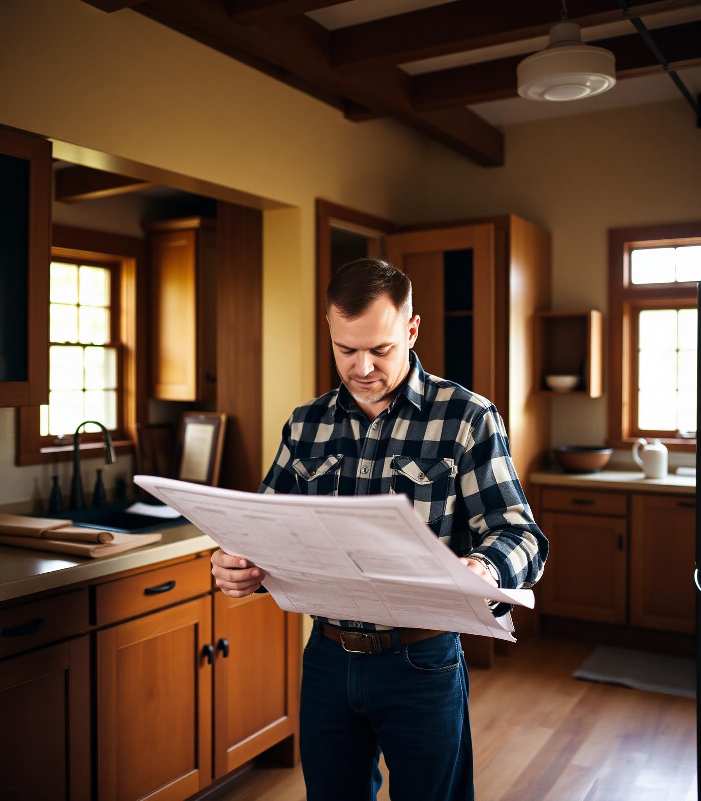 Timberline craftsman installing tile in a Denver bathroom remodel